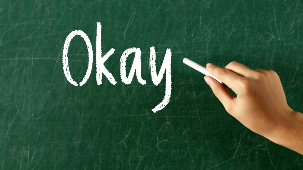 Qual o significado de okay em inglês?
